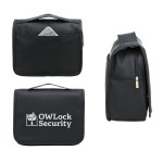 Steward Soft Leatherette Toiletry Bag - Black Steward Soft Leatherette Toiletry Bag - Black
