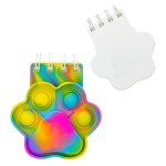 Paw Push Pop Spiral Notebook - Rainbow Paw Push Pop Spiral Notebook - Rainbow