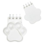 Paw Push Pop Spiral Notebook - White Paw Push Pop Spiral Notebook - White