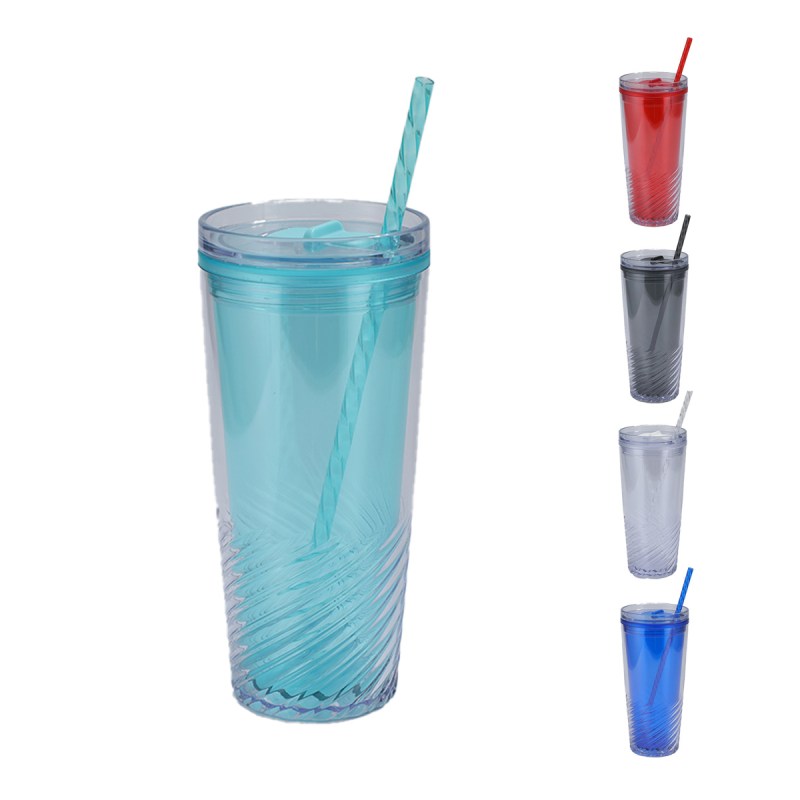 Clio 20 oz Recycled Acrylic Straw Tumbler 1 Clio 20 oz Recycled Acrylic Straw Tumbler 1