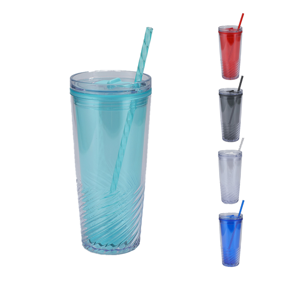 Clio 20 oz Recycled Acrylic Straw Tumbler 1
