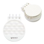 Round Push Pop Spiral Notebook - White Round Push Pop Spiral Notebook - White