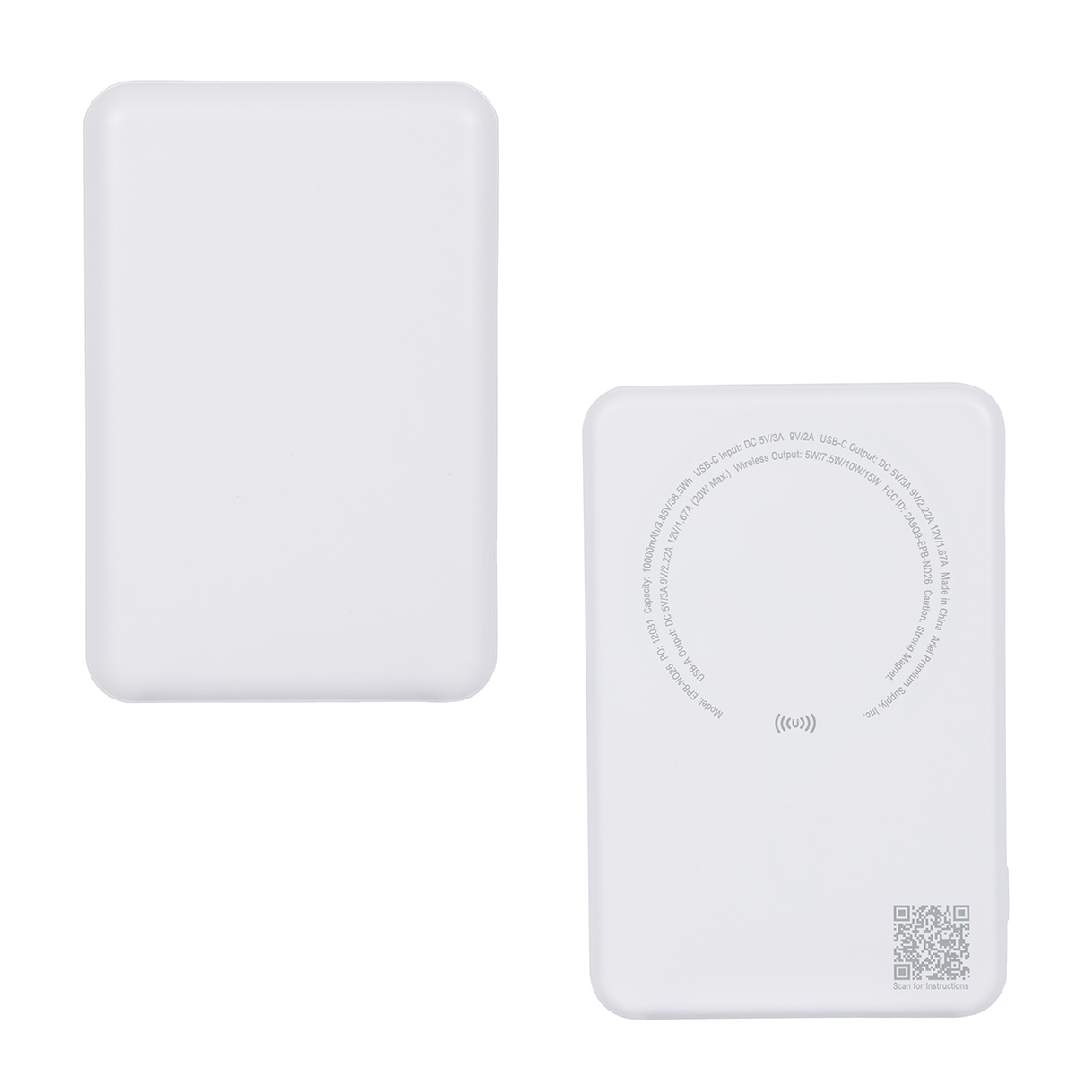 Noble 10000mAh 20W PD Power Bank with 15W Magnetic Wireless Charger 1