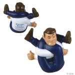 Stressed-Out Man Stress Reliever - Blue/White Stressed-Out Man Stress Reliever - Blue/White