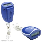 ID Clip Pedometer - Blue ID Clip Pedometer - Blue