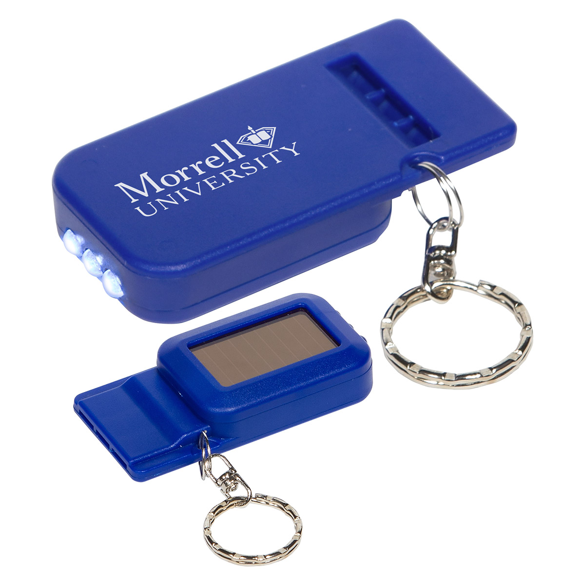 Solar Powered Light & Whistle Key Chain 1
