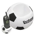 Soccer Stress Reliever Desktop Bin - Black/White Soccer Stress Reliever Desktop Bin - Black/White