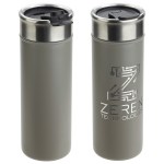 Solari 18 oz Copper-Lined Powder-Coated Insulated Tumbler - Gray Solari 18 oz Copper-Lined Powder-Coated Insulated Tumbler - Gray