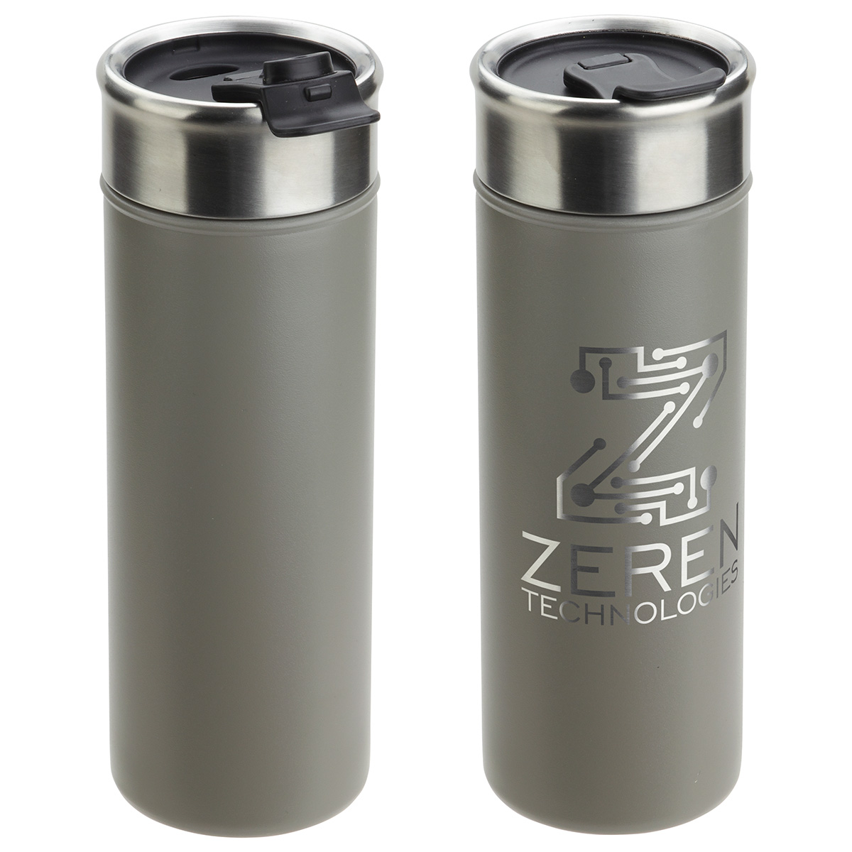 Solari 18 oz Copper-Lined Powder-Coated Insulated Tumbler 1