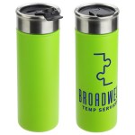 Solari 18 oz Copper-Lined Powder-Coated Insulated Tumbler - Red Solari 18 oz Copper-Lined Powder-Coated Insulated Tumbler - Red