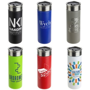 Solari 18 oz Copper-Lined Powder-Coated Insulated Tumbler 1 Solari 18 oz Copper-Lined Powder-Coated Insulated Tumbler 1