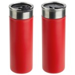 Solari 18 oz Copper-Lined Powder-Coated Insulated Tumbler - White Solari 18 oz Copper-Lined Powder-Coated Insulated Tumbler - White