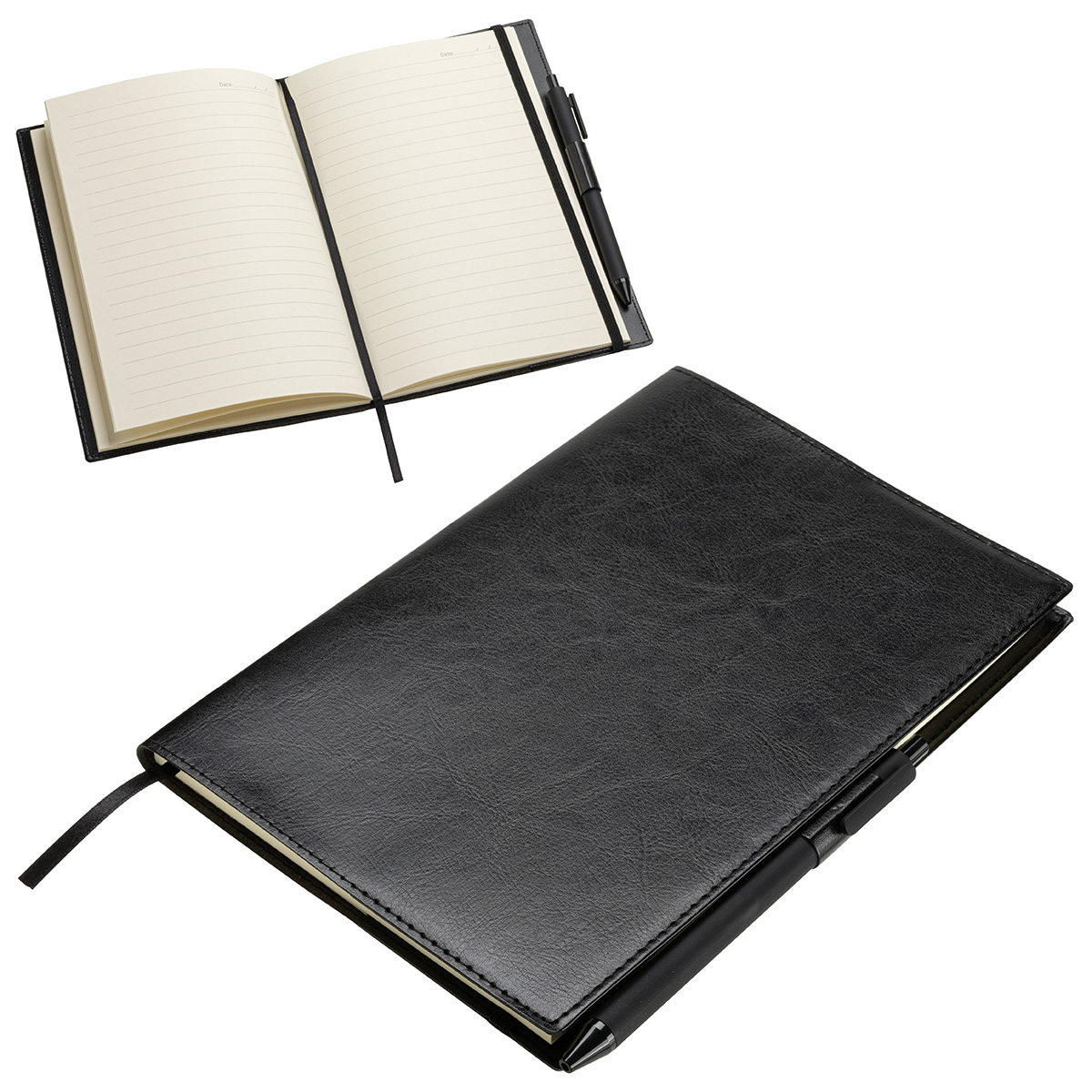 Conclave Refillable Leatherette Journal with Pen 1