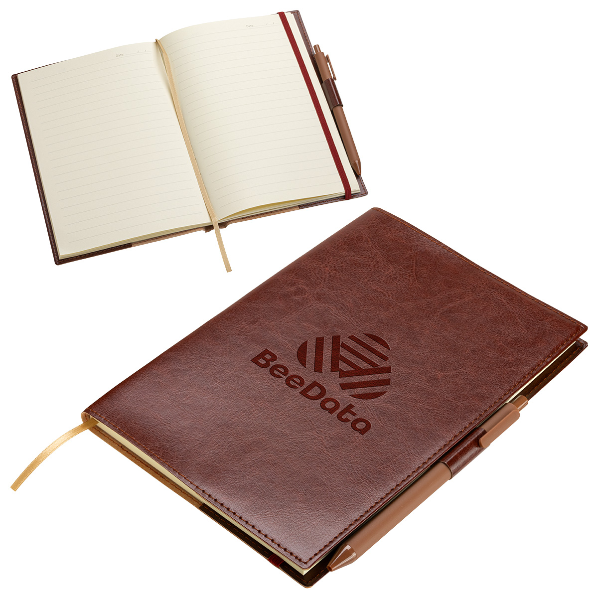 Conclave Refillable Leatherette Journal with Pen 1