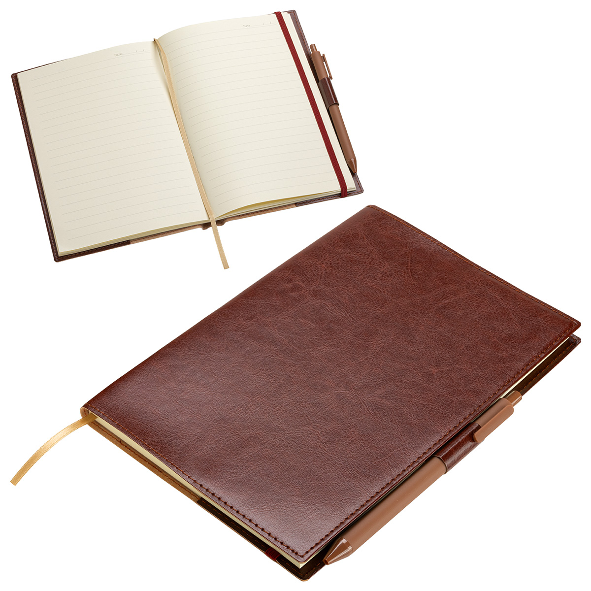 Conclave Refillable Leatherette Journal with Pen 1