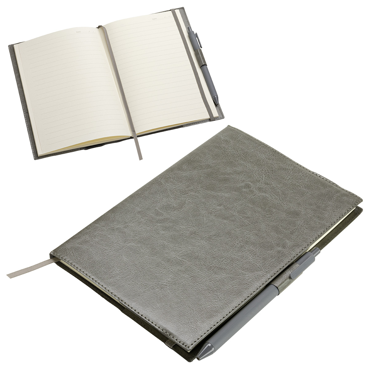 Conclave Refillable Leatherette Journal with Pen 1