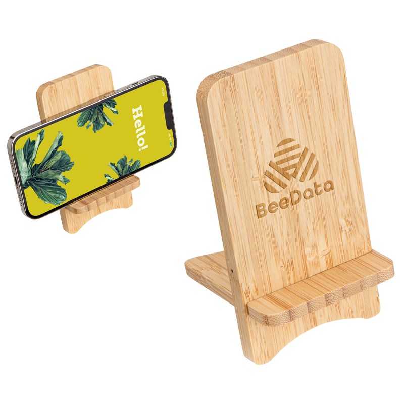 FSC® Bamboo Wireless Charger Portable Phone Stand 1 FSC® Bamboo Wireless Charger Portable Phone Stand 1