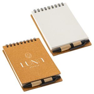Flip Recycled Spiral Notebook with Pen 1 Flip Recycled Spiral Notebook with Pen 1