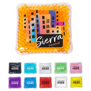 Full-Color Square Aqua Pearls™ Hot/Cold Pack 1 Full-Color Square Aqua Pearls™ Hot/Cold Pack 1