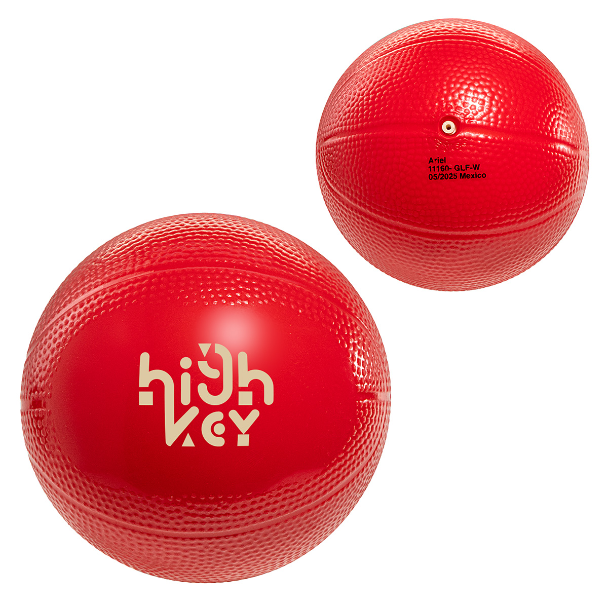 Basketball 4" Vinyl Sports Ball 1