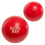 Basketball 4" Vinyl Sports Ball - Red Basketball 4" Vinyl Sports Ball - Red