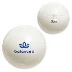 Basketball 4" Vinyl Sports Ball - White Basketball 4" Vinyl Sports Ball - White