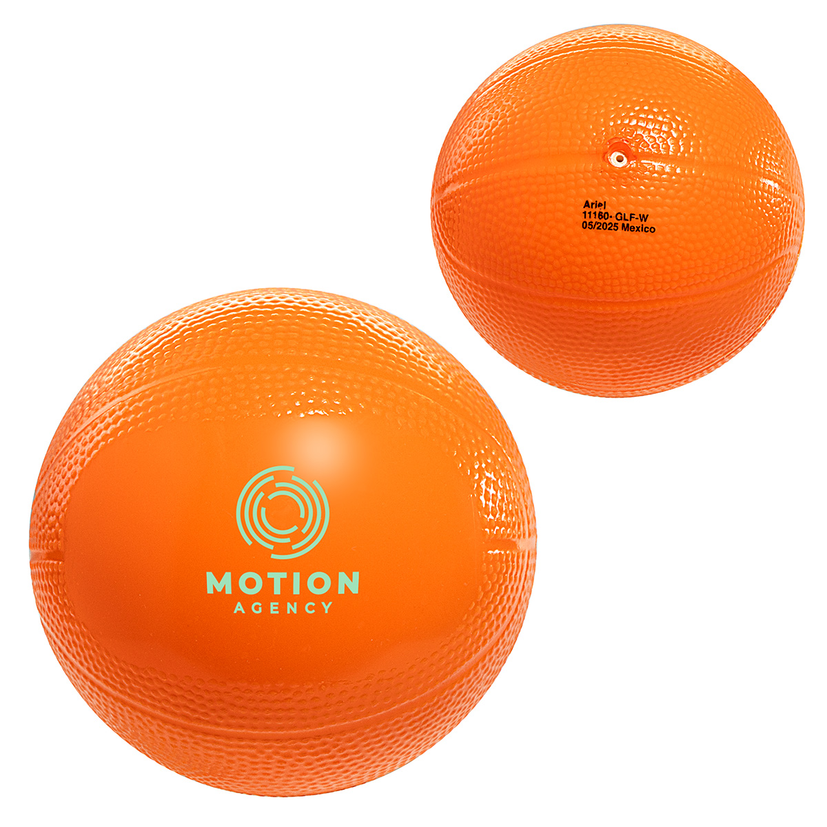 Basketball 4" Vinyl Sports Ball 1