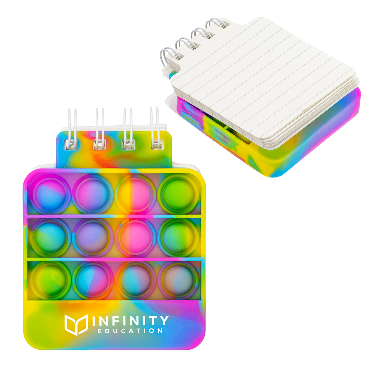 Square Push Pop Spiral Notebook 1