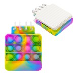 Square Push Pop Spiral Notebook - Rainbow Square Push Pop Spiral Notebook - Rainbow