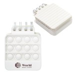 Square Push Pop Spiral Notebook - White Square Push Pop Spiral Notebook - White