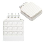 Square Push Pop Spiral Notebook - White Square Push Pop Spiral Notebook - White