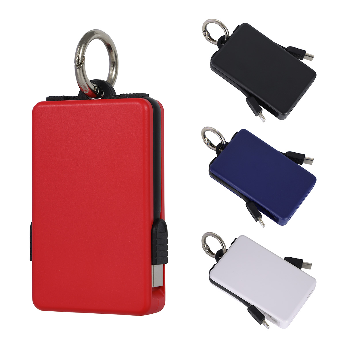 Esprit 2000mAh UL Listed Power Bank with Built-In Cables 1