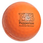 Golf Ball Stress Reliever - Orange Golf Ball Stress Reliever - Orange