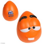 Mood Maniac Stress Reliever Wobbler-Wacky - Orange/White/Black Mood Maniac Stress Reliever Wobbler-Wacky - Orange/White/Black
