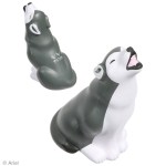Gray Wolf Stress Reliever - Gray/White Gray Wolf Stress Reliever - Gray/White