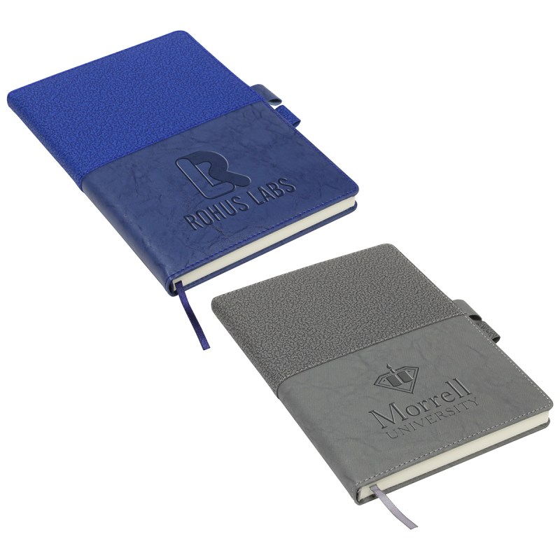Quarry Textured Journal with Interlocking Pen Closure 1 Quarry Textured Journal with Interlocking Pen Closure 1