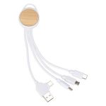 Bamboo 3-in-1 6" Charging Cable 2 Bamboo 3-in-1 6" Charging Cable 2