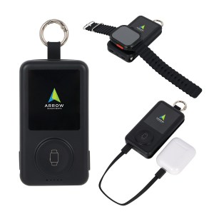Charter 6200mAh Light Up Power Bank with Watch Charger & Keyring 1 Charter 6200mAh Light Up Power Bank with Watch Charger & Keyring 1