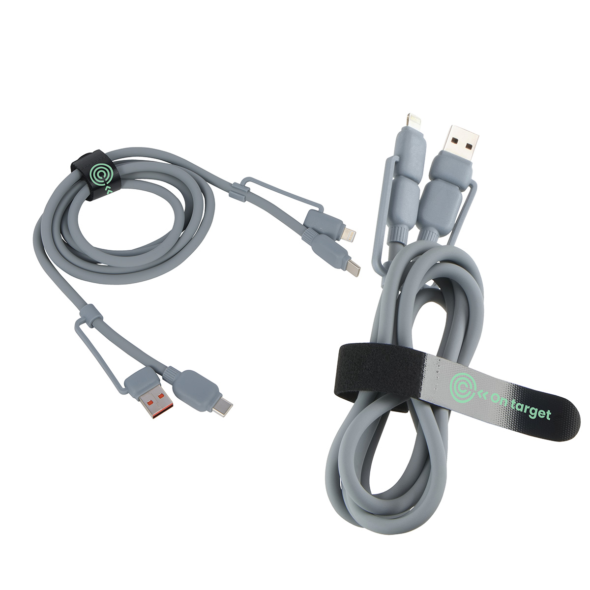 Torque Flex 4-in-1 60W PD 59" Silicone Charging Cable 1