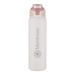 Malone 28 oz Eco-friendly Vacuum Insulated Stainless Steel Bottle - Cream Malone 28 oz Eco-friendly Vacuum Insulated Stainless Steel Bottle - Cream