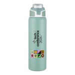 Malone 28 oz Eco-friendly Vacuum Insulated Stainless Steel Bottle - Light Green Malone 28 oz Eco-friendly Vacuum Insulated Stainless Steel Bottle - Light Green