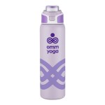 Malone 28 oz Eco-friendly Vacuum Insulated Stainless Steel Bottle - Purple Malone 28 oz Eco-friendly Vacuum Insulated Stainless Steel Bottle - Purple