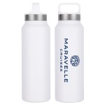 SENSO® Highland 32 oz Eco-Friendly Vacuum Insulated Bottle - White SENSO® Highland 32 oz Eco-Friendly Vacuum Insulated Bottle - White