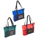 Feather Flight Non-Woven Zipper Tote Bag 1 Feather Flight Non-Woven Zipper Tote Bag 1