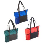 Feather Flight Non-Woven Zipper Tote Bag 2 Feather Flight Non-Woven Zipper Tote Bag 2