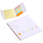 Square Deal Sticky Note Wallet - White Square Deal Sticky Note Wallet - White