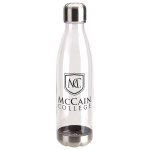 Bayside 25 oz Tritan® Bottle with Stainless Base and Cap - Clear Bayside 25 oz Tritan® Bottle with Stainless Base and Cap - Clear