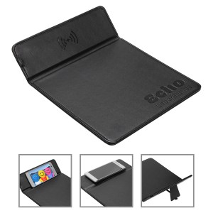 Accord Wireless Charger Mouse Pad with Kickstand 1 Accord Wireless Charger Mouse Pad with Kickstand 1