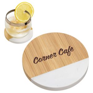 Bamboo/Marble Combo Coaster 1 Bamboo/Marble Combo Coaster 1