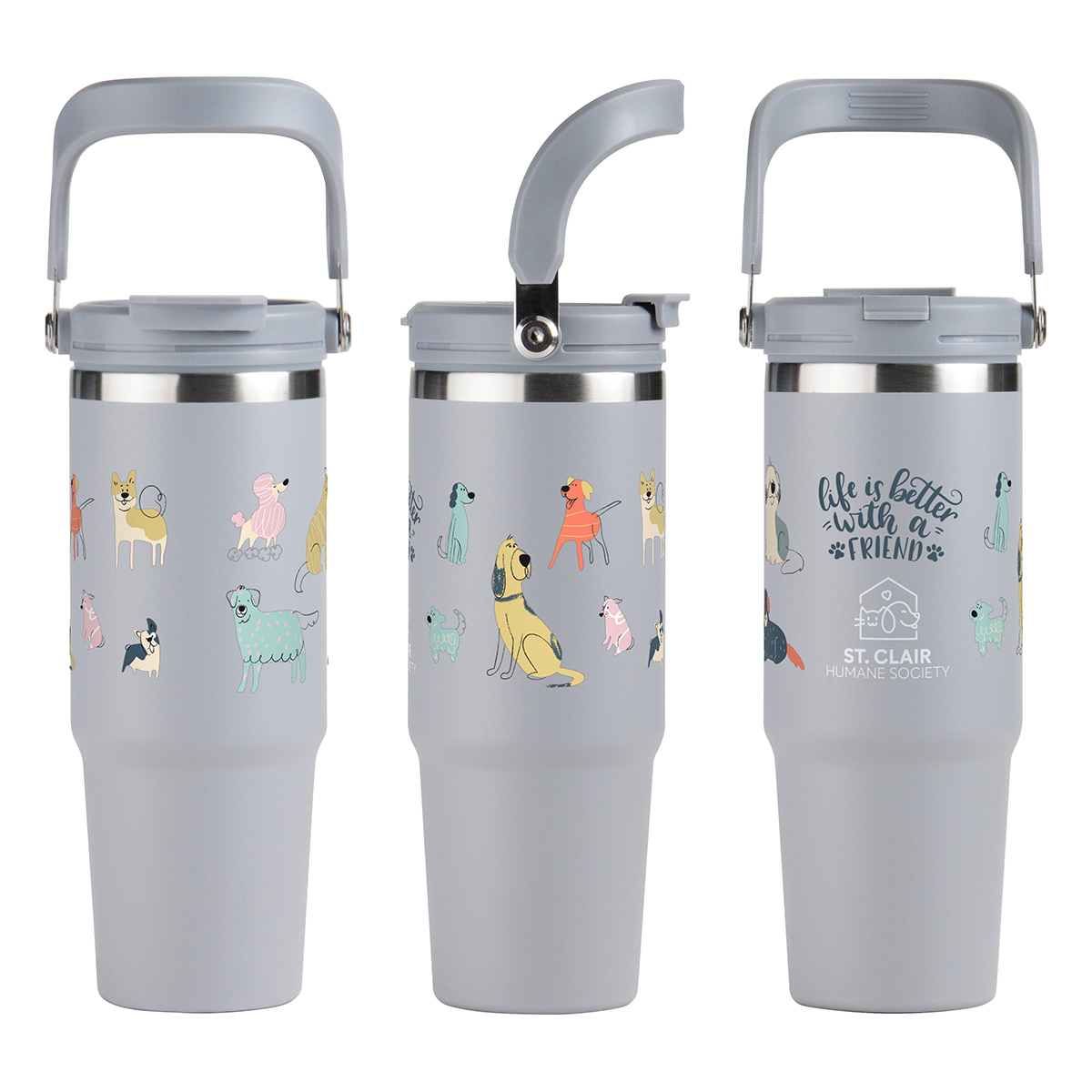 SENSO® Venture DuoFlow 30 oz Vacuum Insulated Stainless Steel Travel Tumbl 1